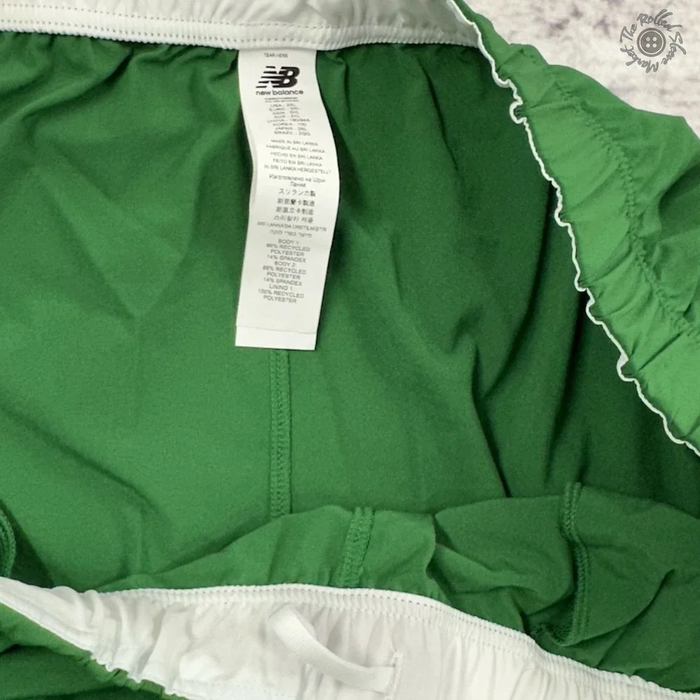 NWT - New Balance Tournament Short Green - Men's 2XL XXL - MS21403P‎
